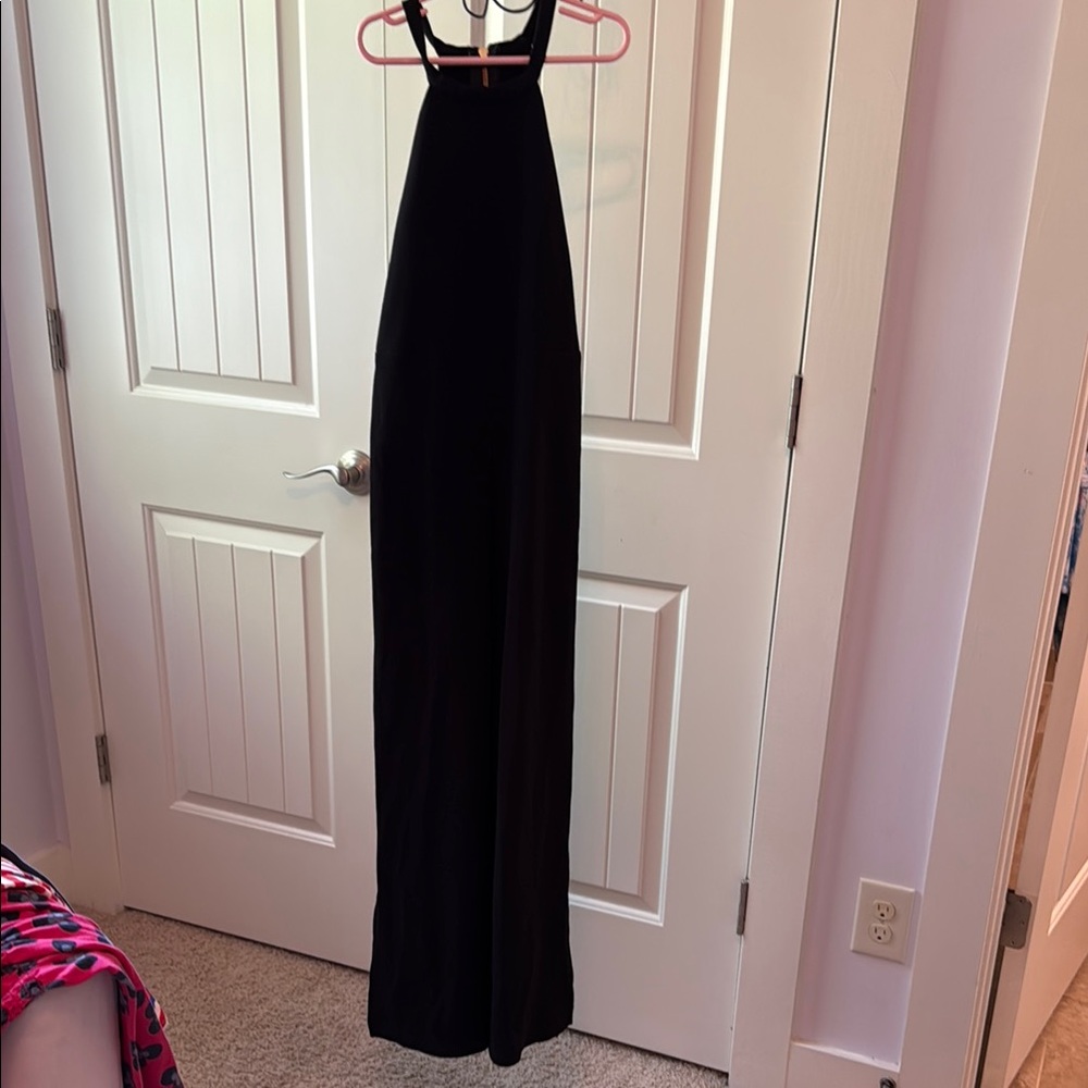 Sally Miller Couture Black Halter romper